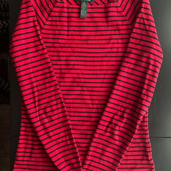 Ralph Lauren Cotton Long-Sleeve Top - Picture 3 of 4